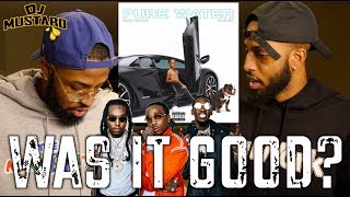 DJ MUSTARD FEAT MIGOS  quotPURE WATERquot REVIEW AND REACTION MALLORYBROS 4K [upl. by Odravde]