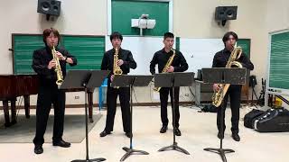 Andante et Scherzo  2024 SampE Saxophone Quartet [upl. by Denice]