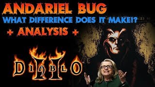 Diablo 2 Andariel Bug Drop Comparison WORTH IT [upl. by Slaohcin70]