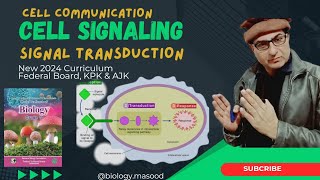 Cell Signaling  Signal Transduction  Cell Communication  Urdu Hindi English  1st Year Biology [upl. by Macfadyn]