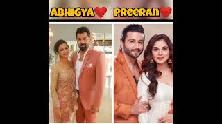 kundali bhagya Vs kumkum bhagya All team members  pareeran Vs Abhigya shorts unickglepoi [upl. by Zane]