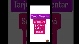 📌 La Tarjeta Alimentar se cobrará por hijos de hasta 17 años de edad desde OCTUBRE 2024 [upl. by Glasgo941]