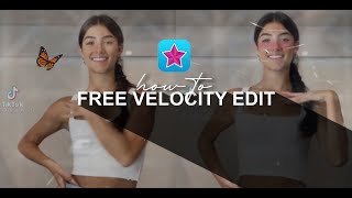 HOW TO MAKE A VELOCITY EDIT  VIDEOSTAR [upl. by Nac]