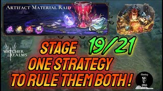 Watcher of Realms Artifact Material Raid STAGE 1921 ALL you need to know 😁 [upl. by Anomahs]