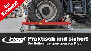 Fliegl AgroCenter im Einsatz  Reifenmontage leicht gemacht  Reifenmontagegerät [upl. by Lopez899]