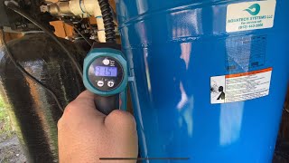 How To Set Your Well Pump Pressure Tank With Proper Air Pressure [upl. by Ahsiekim]