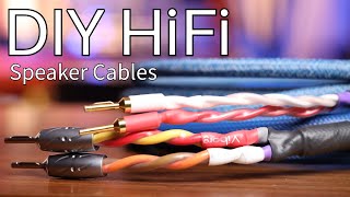 DIY HiFi Speaker Cables  3 Builds From Budget To All You Need And More [upl. by Yelahs369]