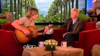 Keith Urban Sings quotFor Youquot Live on Ellen [upl. by Salohcim98]