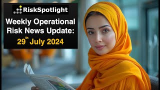 RiskSpotlight Weekly Operational Risk News Update 29th July 2024 [upl. by Cindie607]