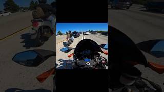 I got two bros shorts viralvideo trending yamahar6 lanesplitting sportbike bikelife fyp 4k [upl. by Asirak511]