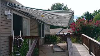 Aleko Awning in action 10×20 [upl. by Orvan]