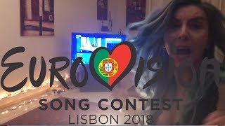 Reacting LIVE to First Semi Final Qualifiers  Eurovision 2018 [upl. by Iaka632]