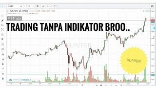 Trading tanpa indikator XLMIDR update trend Stellar Lumens [upl. by Corel]