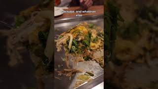 🇯🇵 what’s the difference between Osaka and Hiroshima okonomiyaki [upl. by Euridice]