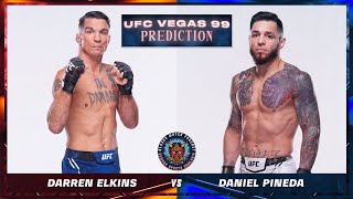 Darren Elkins vs Daniel Pineda Prediction  UFC Vegas 99 Predictions  UFC Vegas 99 BETTING [upl. by Koval]