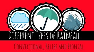 Different Types of Rainfall  Convectional Relief and Frontal  GCSE Geography [upl. by Rollet]