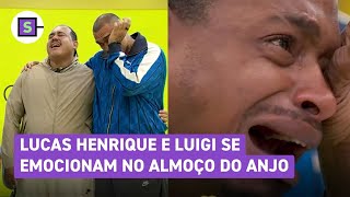 BBB 24 l ASSISTA AO VÍDEO Lucas Henrique e Luigi se emocionam no almoço do Anjo [upl. by Aprile]