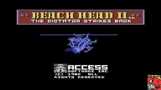 Long Play Beach Head II COMMODORE 64 293000 [upl. by Ardeen]