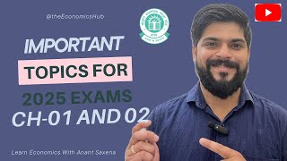 IMPORTANT TOPICS  CH01 amp 02  CBSE SAMPLE PAPER  PYQ  2025 EXAMS  ISC  MACROECONOMICS [upl. by Krystal891]