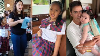 Vic Sotto ONDuty Kay Baby Mochi ng Iwan ni Pauleen Luna Para ihatid si Tali Sotto sa School ❤️ [upl. by Atinna]