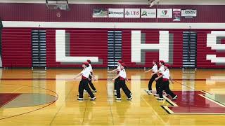 Patriot Pride  Lenape High School Drill Meet Unarmed Exhibition  2024 [upl. by Calvano]