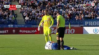 Controversă în Poli Iași  U Cluj Trebuia acordat penalty la această fază [upl. by Pia]