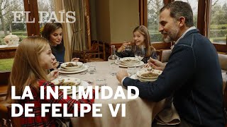 Las imágenes más familiares del rey Felipe VI la reina Letizia y las infantas  España [upl. by Nij]