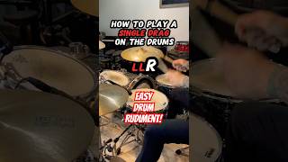 Single Drag on the Drums Drum Rudiment Can you play this drums [upl. by Nolahc]