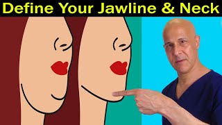 Proven Exercises for a Firm Defined Jawline amp Neck  Dr Mandell [upl. by Wat290]