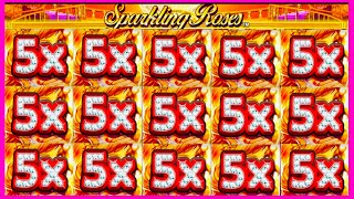 ★★JACKPOT HANDPAY★★450 BETS★★SPARKLING ROSES HIGH LIMIT SLOT MACHINE BUENO DINERO MUSEUM SLOTS [upl. by Kessler]