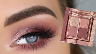 ColourPop SORBET Eyeshadow Quad  Pink amp Cool Toned Eye Makeup Tutorial [upl. by Cran]