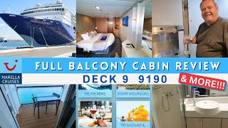 Marella Explorer 2 Standard Balcony Cabin Tour amp Review Deck 9 9190… and More [upl. by Notyep482]