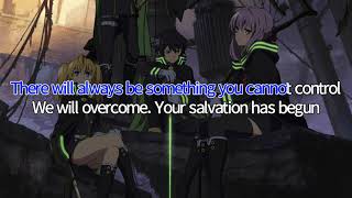 owari no seraphseraph of the end opening 1 lyrics XU [upl. by Alexi]