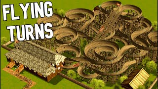 RCT Coaster Challenge 13  Flying Turns [upl. by Vinny]