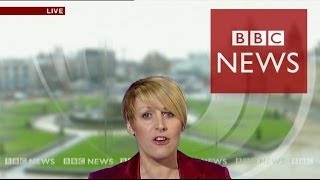 That sinking feeling  Reporter sinks live on air  BBC News [upl. by Creamer]