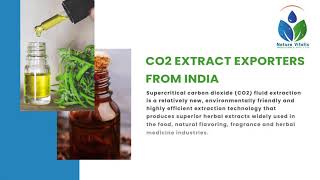 Co2 Extract Exporters from India  Natura Vitalis Industries [upl. by Kaehpos]