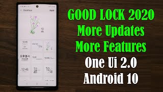 Good Lock 2020  More Updates Released Android 10 and One UI 20 [upl. by Notserk]