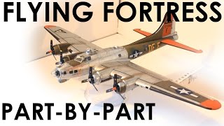 Revell B17G Flying Fortress PartbyPart Build  Model Aircraft [upl. by Bartlet]