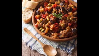 Retete simple italienefacem CAPONATA SICILIANA [upl. by Naneik366]