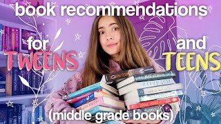 Book Recommendations for TWEENS and TEENS  middle grade books [upl. by Alenas631]