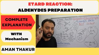 Etard Reaction Preparation of Aldehyde by oxidation of Toluene II Complete Mechanism Explained II [upl. by Showker951]