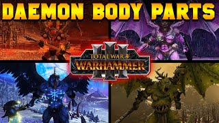 Chaos Daemon Prince Body Parts DETAILED for Total War Warhammer 3 [upl. by Flight]