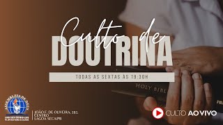 CULTO DE DOUTRINA  15112024  AD LAGOA SECA PB [upl. by Bogoch]