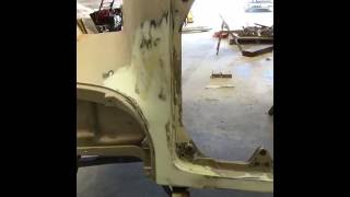 Fiberglass Semi Hood Repair [upl. by Sanburn237]