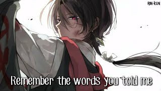 ♪ Nightcore  Youngblood  Sam Tsui amp KHS Cover 【Lyrics】 [upl. by Llejk]