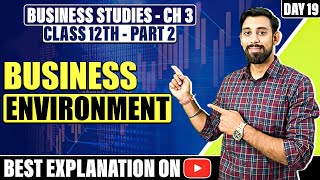 Chapter 3  Business Environment  Business Studies  Class 12  Part 2 [upl. by Lianna]