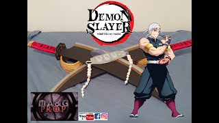 TUTORIAL  Come realizzare la Katana di Tengen Uzui da Demon Slayer  KIMETSU NO YAIBA [upl. by Bartholomeus]