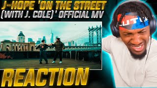 J COLE WENT AT YA TOP 10 RAPPERS  jhope on the street with J Cole REACTION [upl. by Surovy]