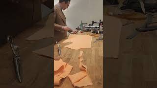 Pattern Cutting at the Stefano Bemer shop in NYC [upl. by Noscire]