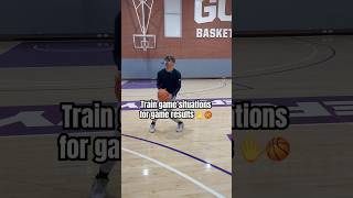 Train game situations for game results 🏀🖐️ handinyoface basketball product nba [upl. by Nyllewell875]